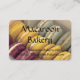Professional Business Cards - Macaroon Bakery
