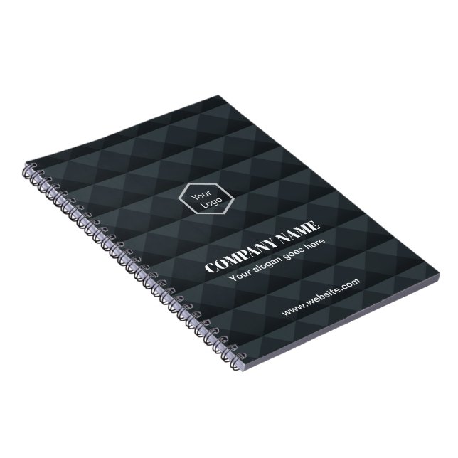 Professional Business Company Corporate Logo   Notebook (Right Side)