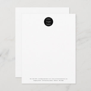 Professional Business Company Logo Minimalist  Card