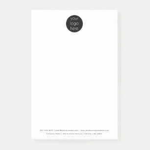 Professional Business Company Logo Minimalist  Post-it Notes