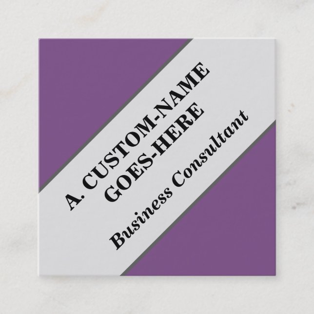 Professional Business Consultant Business Card (Front)