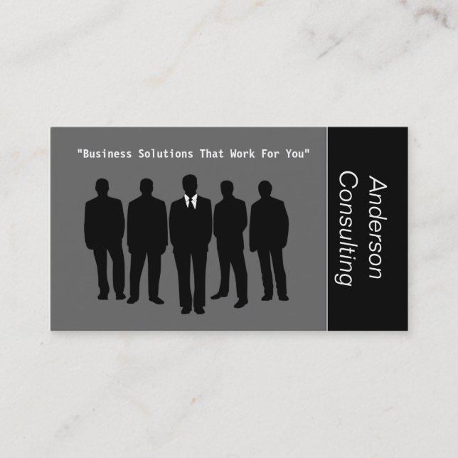Professional Business Consultants Card (Front)