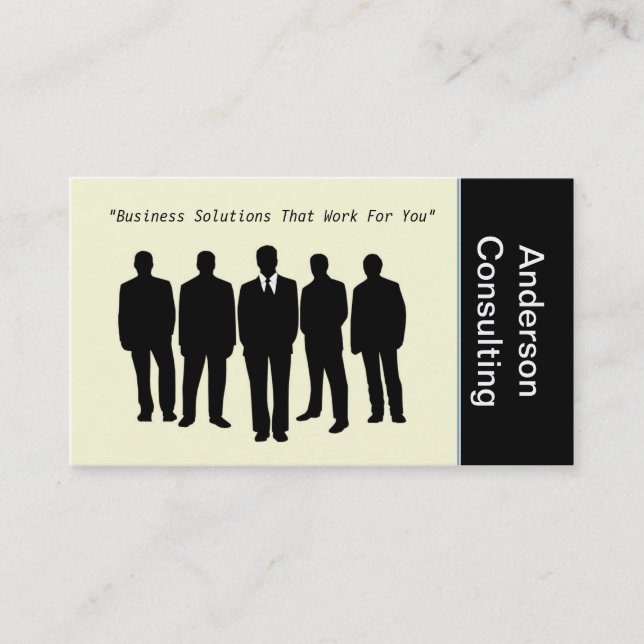 Professional Business Consultants Card (Front)