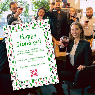 Professional Business Employee Holiday Card