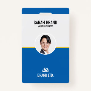 Professional Business Employee ID ID Badge