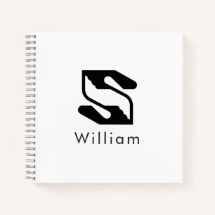 Professional Business Handshake Letter S Notebook
