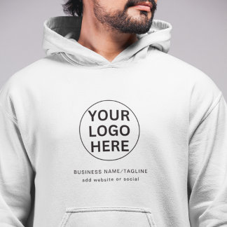 Professional Business Logo & Branded Text Uniform Hoodie