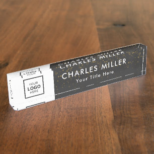 Professional business logo Desk Nameplate