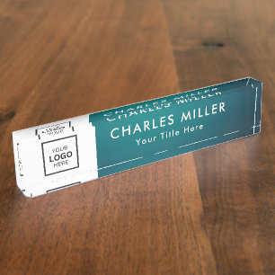 Professional business logo Desk Nameplate