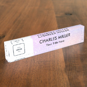 Professional business logo nameplate