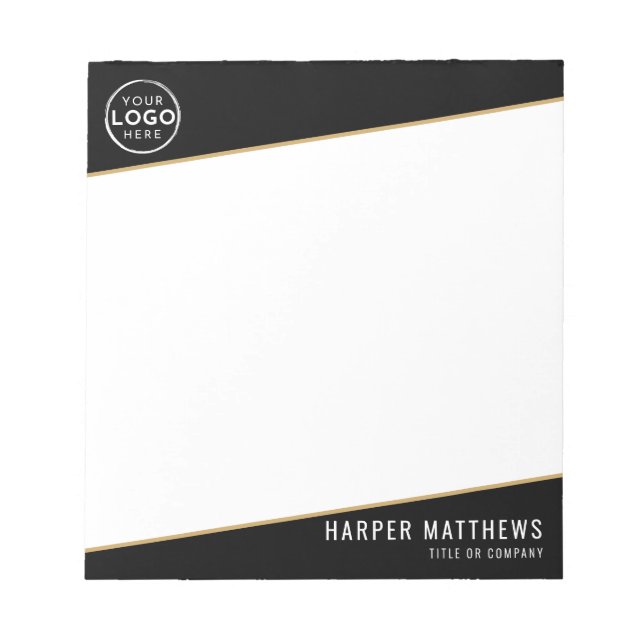Professional Business Logo Notepad (Front)