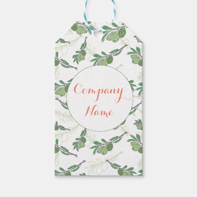 Professional Business Logo Promotional Gift Tags (Front)