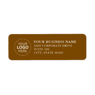 Professional Business Logo Return Address Label