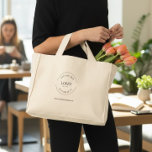 Professional Business Logo website Simple  Mini Tote Bag<br><div class="desc">Promote your brand with our Custom Logo and Website High-Quality Reusable Tote Bags! These durable tote bags are perfect for showcasing your logo and website, whether for promotional events, shopping, or tradeshow giveaways. The stylish design ensures that recipients will want to use them time and time again, maximizing brand exposure....</div>