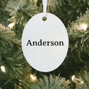 Professional Business Metal Oval Tree Decoration