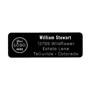 Professional Business Modern Logo Return Address Label