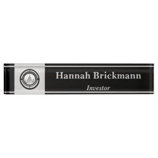 Professional Business Nameplate