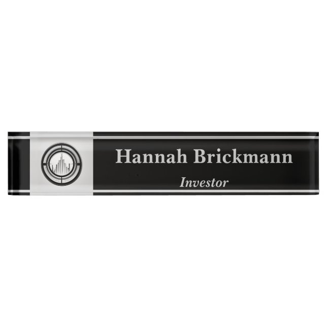 Professional Business Nameplate (Front)