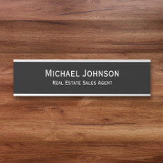 Professional Business Office Name Title Modern Door Sign at Zazzle