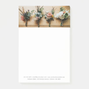 Professional Business Photo Custom Text Post-it Notes