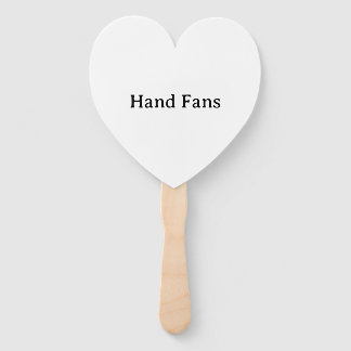 Professional Business Self-Assembly Heart Program Hand Fan