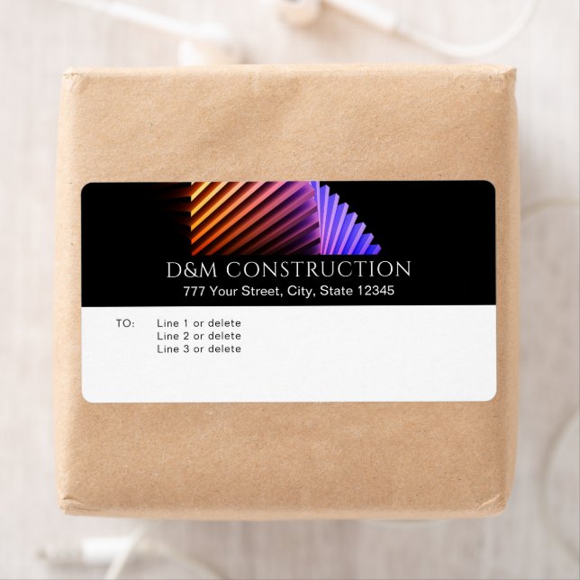 Professional Business, Smart Design Shipping Label (Insitu)