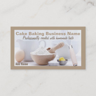 Professional Cake Baking Business Cards