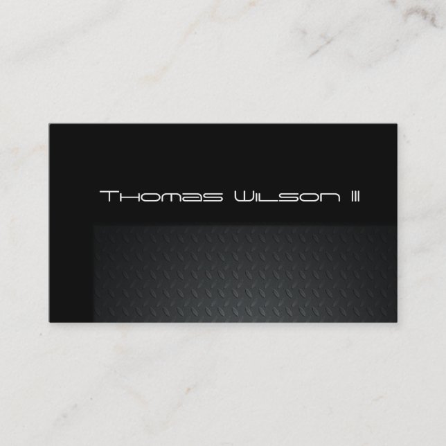 Professional Carbon Fibre Car Business Cards (Front)