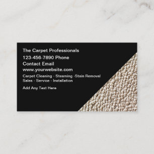 Professional Carpet And Flooring Theme Business Card