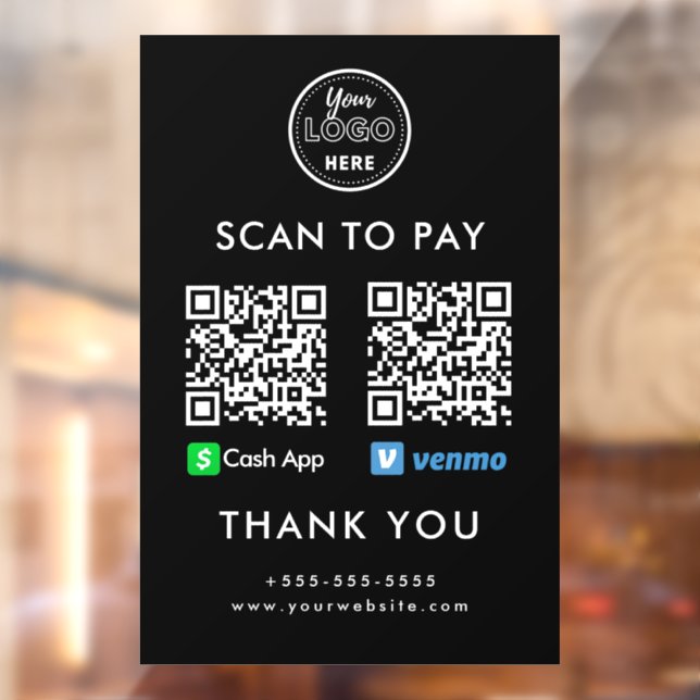 Professional Cash App Venmo QR Code Scan to Pay (Sheet 2)