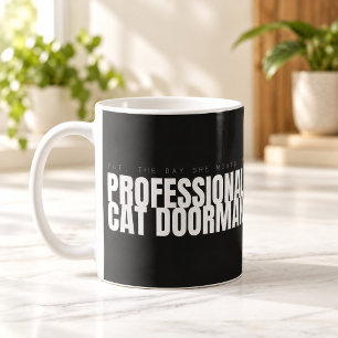 Professional Cat Doorman Funny Cat Mug