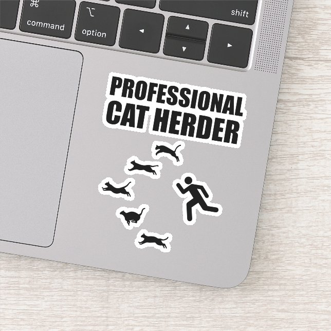 Professional Cat Herder Funny Herding Cats (Detail)