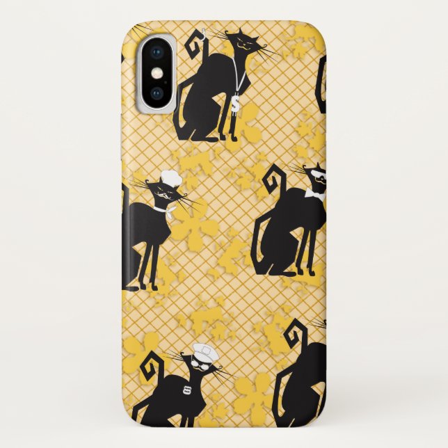 Professional Cat, Lacey Case-Mate iPhone Case (Back)