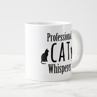 Professional Cat Whisperer Large Coffee Mug