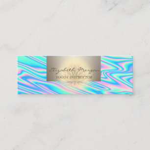 Professional Charming, Trendy Lotus Holographic Mini Business Card