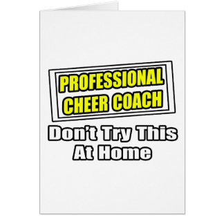 Professional Cheer Coach...Don't Try at Home