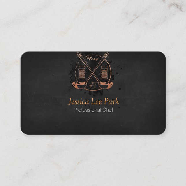 Professional Chef / Personal Chef / catering Servi Business Card (Front)