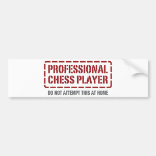 Professional Chess Player Bumper Sticker