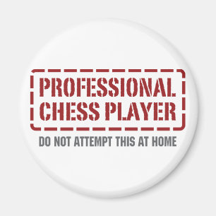 Professional Chess Player Magnet
