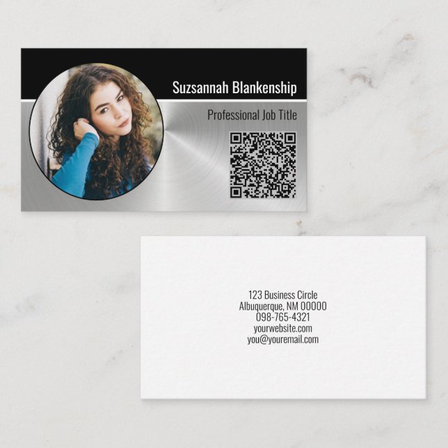 Professional Child Care Custom Oval Photo Business Card (Front/Back)