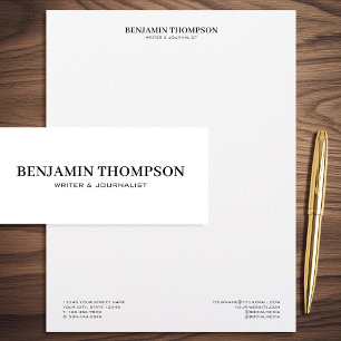 Professional Classic Style Business Custom Letterhead