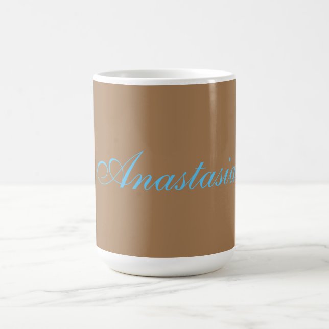 Professional classical handwriting name custom coffee mug (Center)