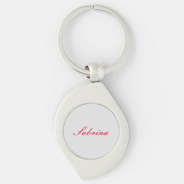 Professional classical handwriting name custom key ring (Front)
