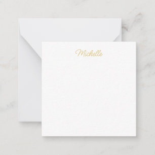 Professional Classical Minimalist Plain Own Name Card