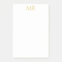 Professional Classical Monogram Minimalist Plain