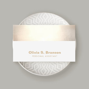 Professional Classy Gold Border Business Card