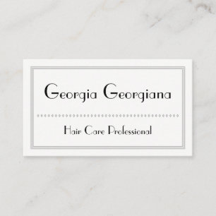 Professional & Clean, With Triple-Line Border Appointment Card