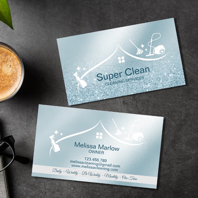 Professional Cleaning House Services Business Card (Creator Uploaded)