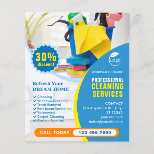 Professional Cleaning Service Business  Flyer