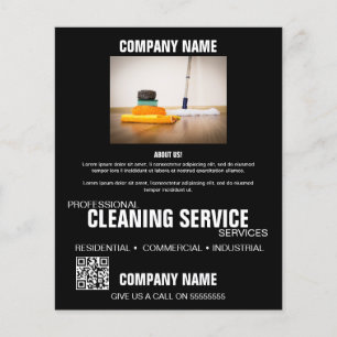 Professional Cleaning Service   Custom Business  Flyer